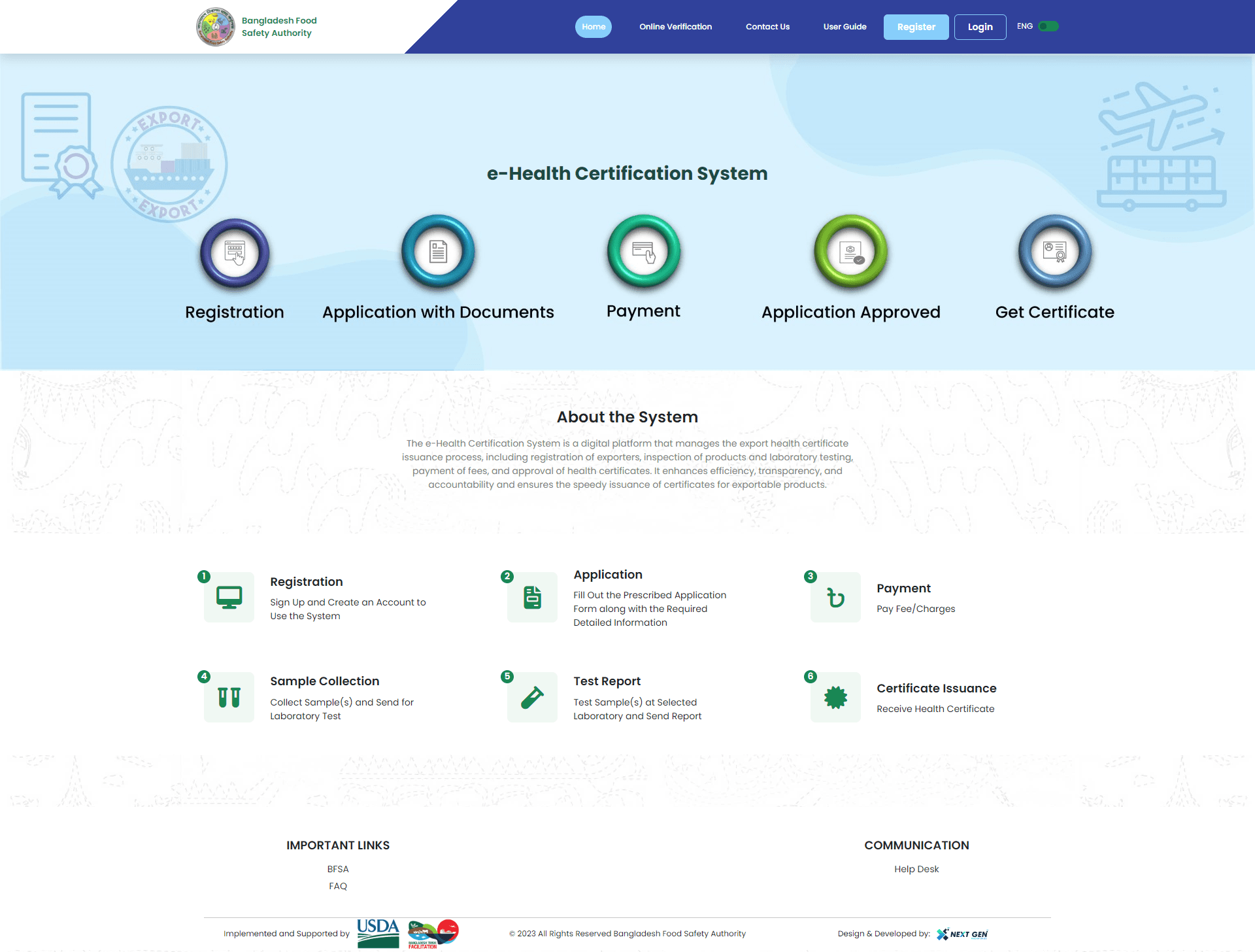 BFSA Automation System — application form workflow